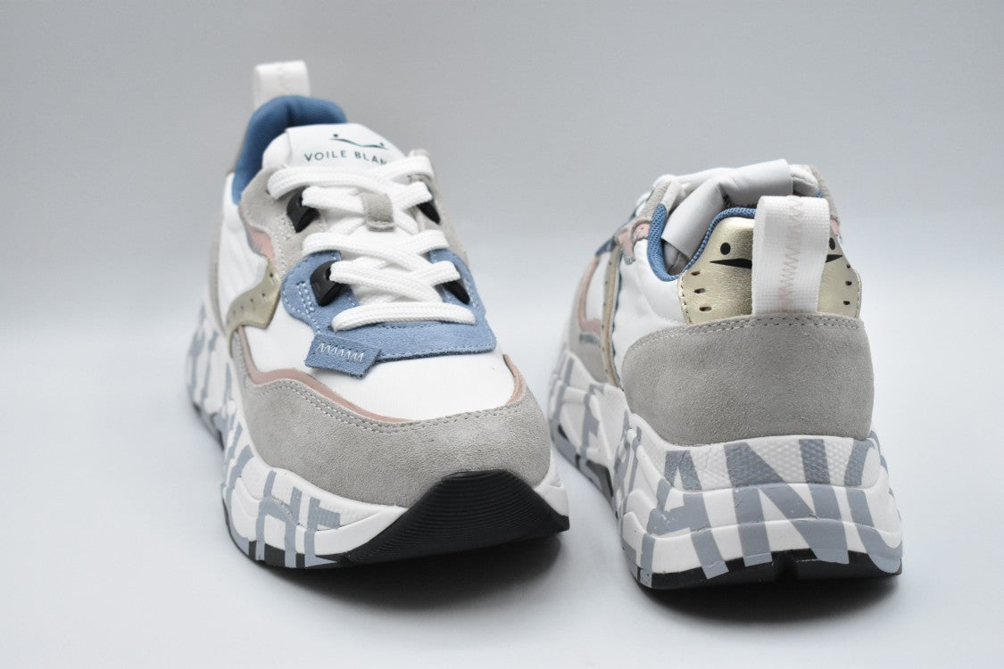 Voile Blanche Laced Sneakers With Chunky Sole