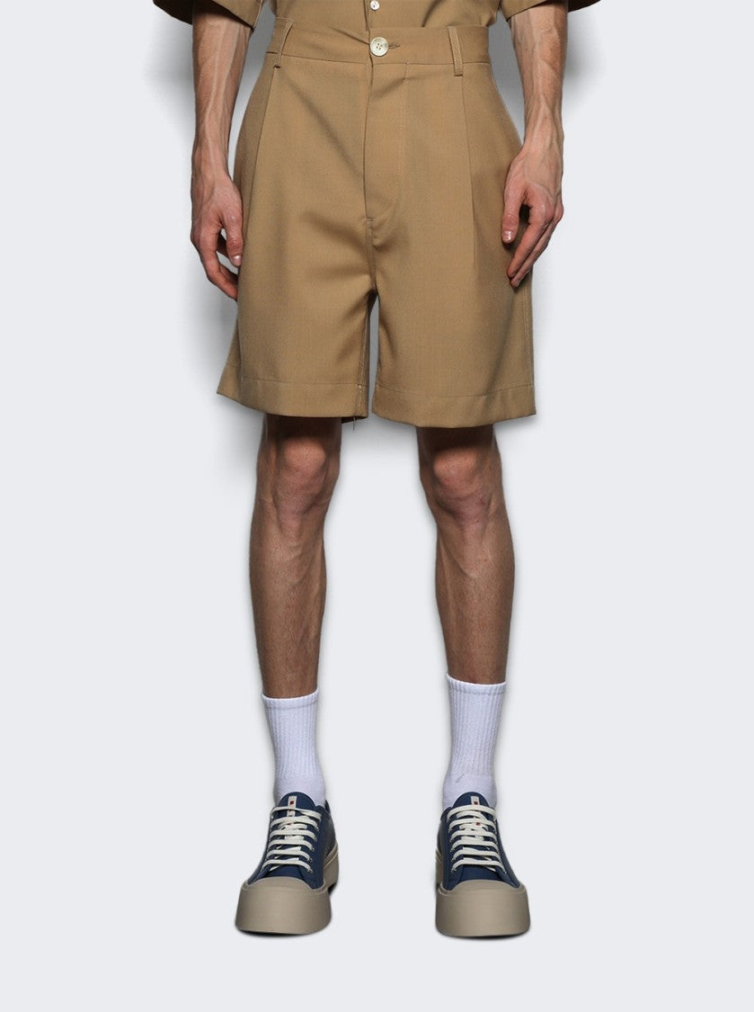 Marni Tailored Shorts Beige
