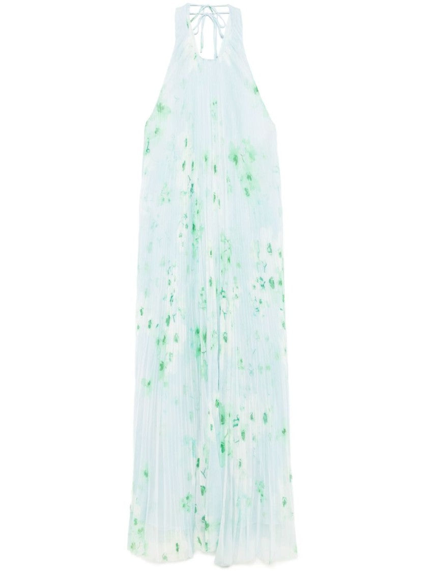 Pinko Maxi Dress With Rear Tie Fastening