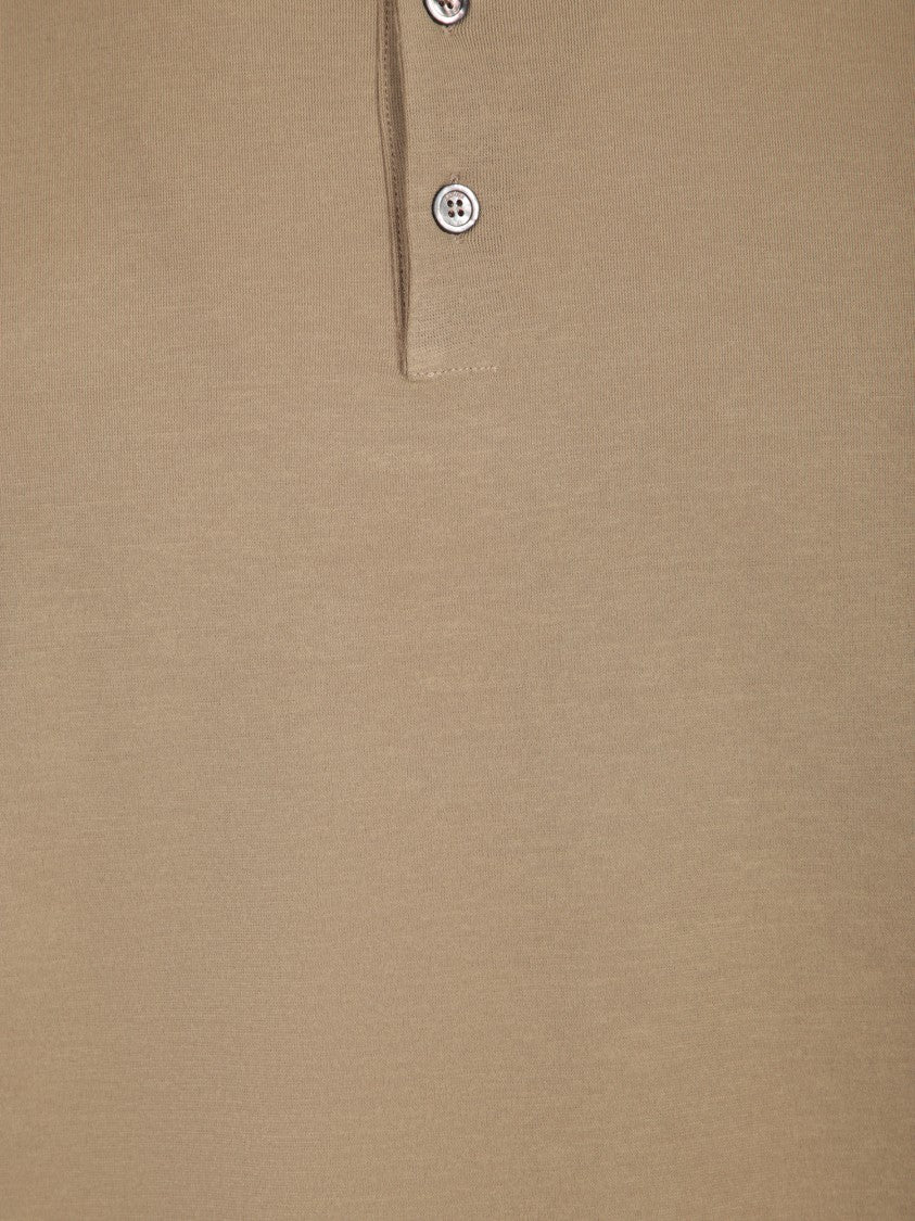 Zanone Classic Polo Shirt With Three-Button Placket