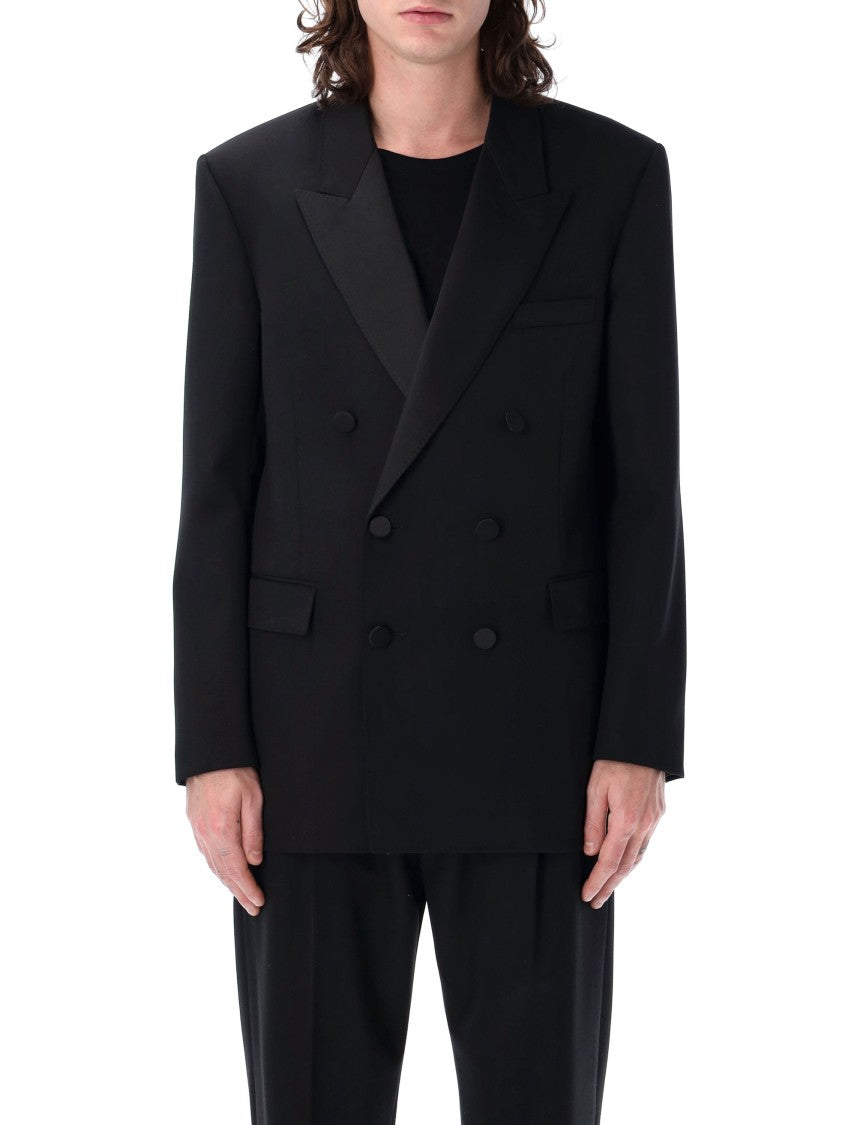 Saint Laurent Double-Breasted Tuxedo Jacket