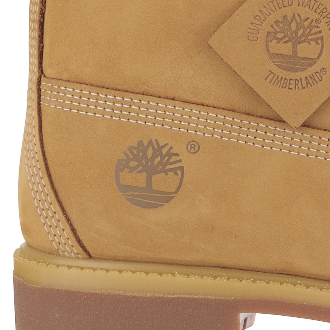 Timberland Beige Premium 6-Inch Leather Ankle Boots