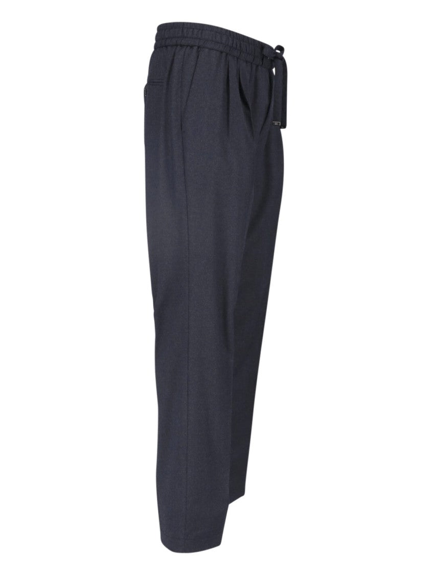 Dolce & Gabbana Relaxed-Fit Elastic Waistband Chino Trousers