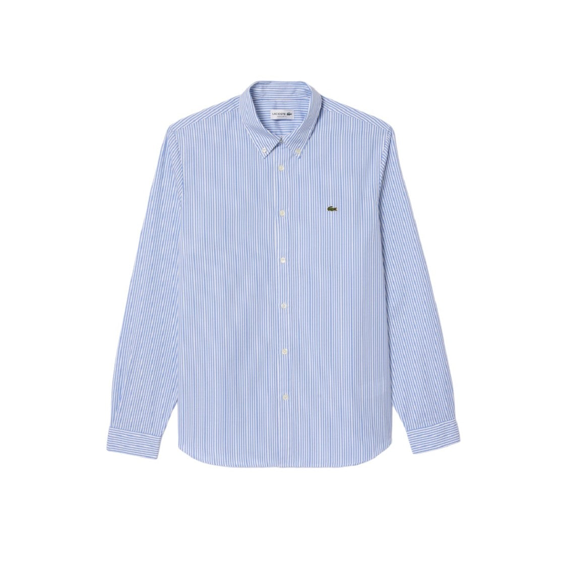 Lacoste Classic Striped Button-Down Cotton Shirt