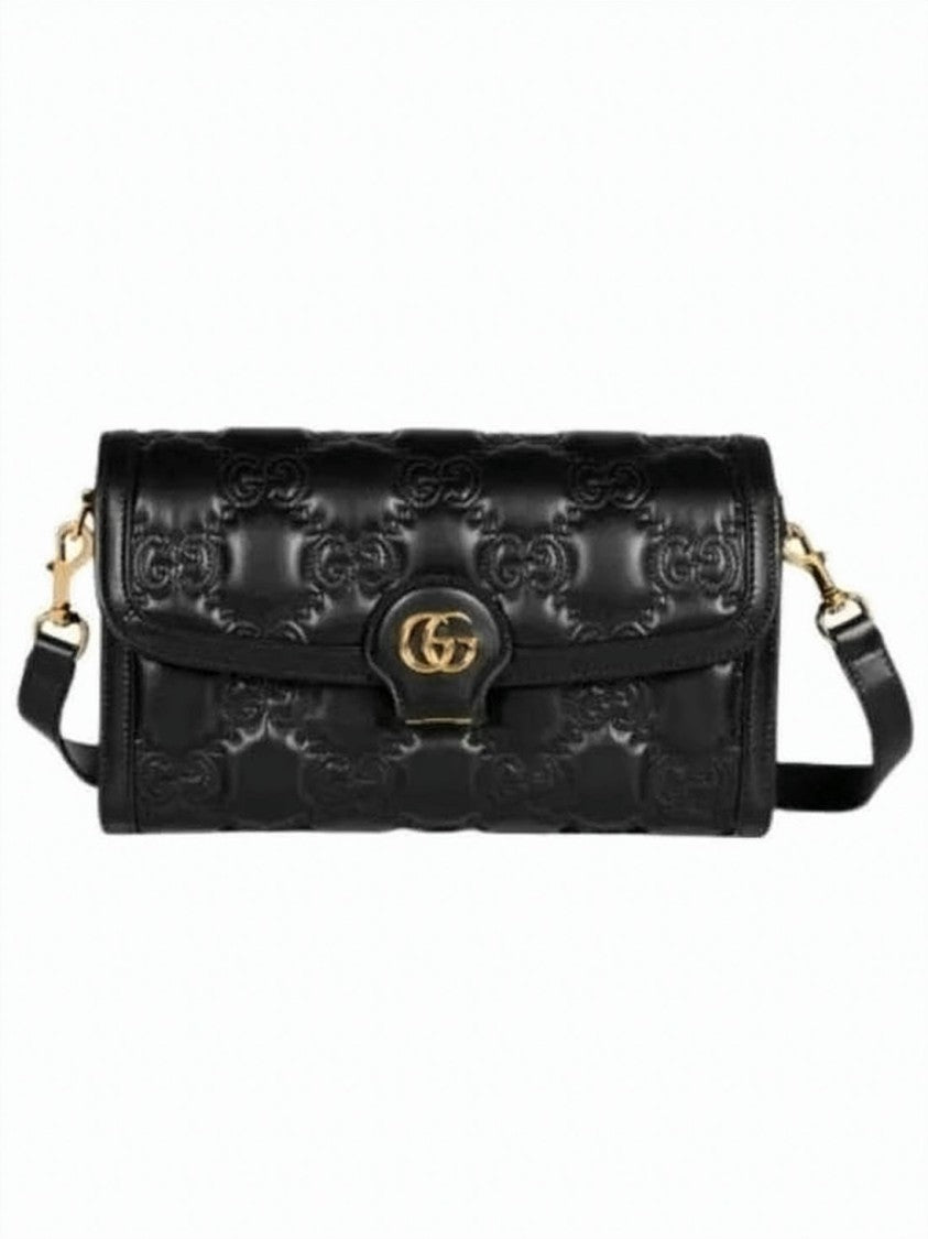 Gucci Embossed Patterned Crossbody Bag