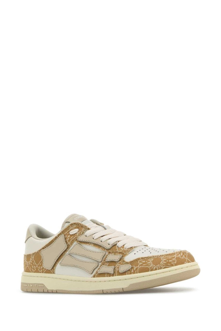 Amiri Multicolor Leather And Fabric Skel Sneakers