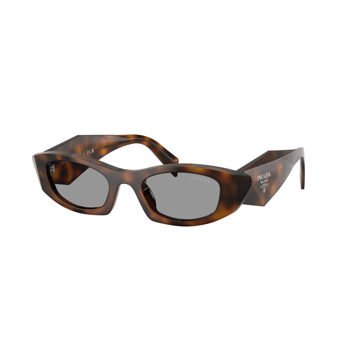 Prada 0Pr B16s Angular Cat-Eye Sunglasses