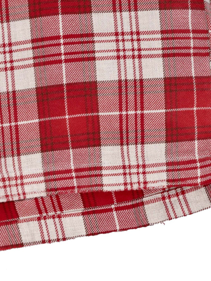 Gallery Dept. Short-Sleeve Plaid Shirt With Button-Down Front And Chest Pockets