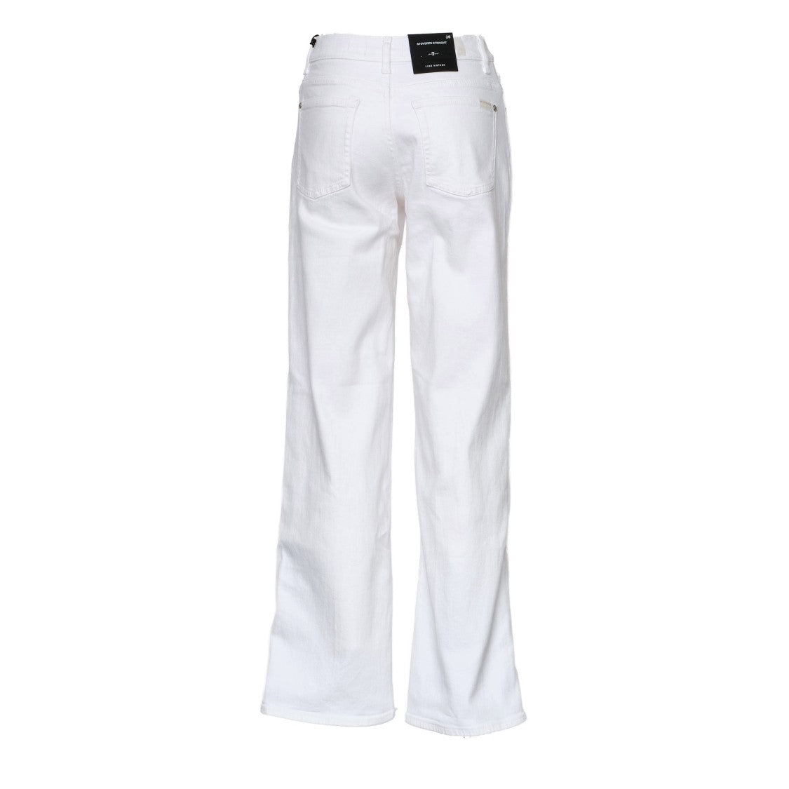7 For All Mankind Stovepipe Soleil High Waisted Jeans