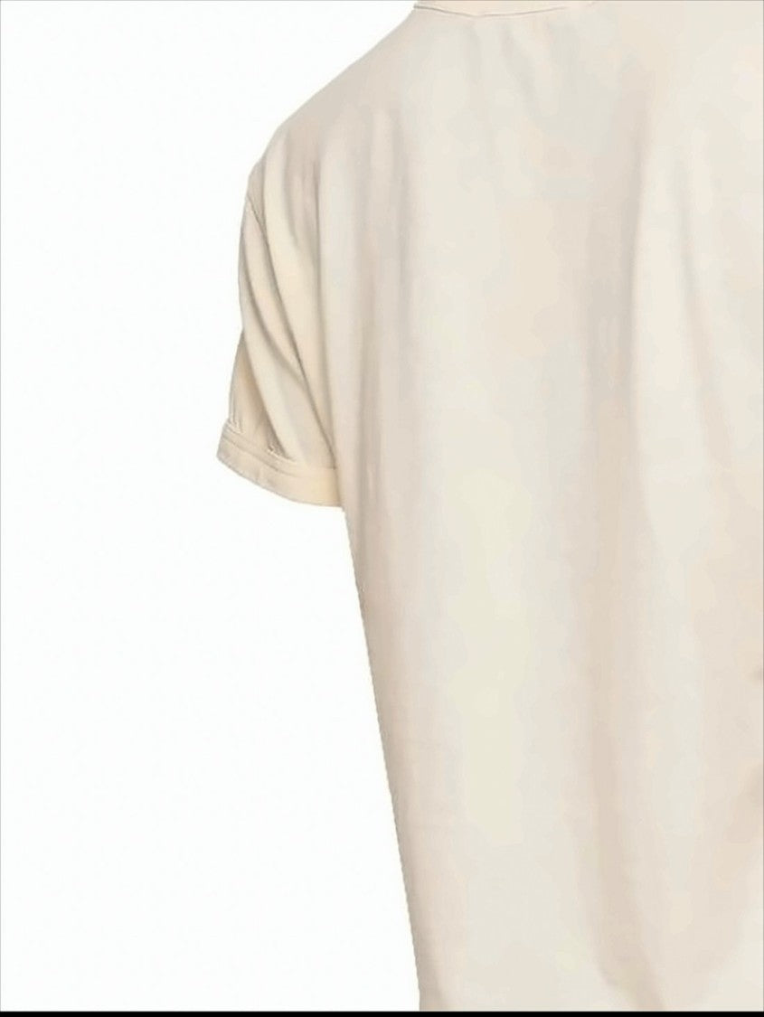 Acne Studios Cropped Short-Sleeve Cotton T-Shirt With Playful Prints