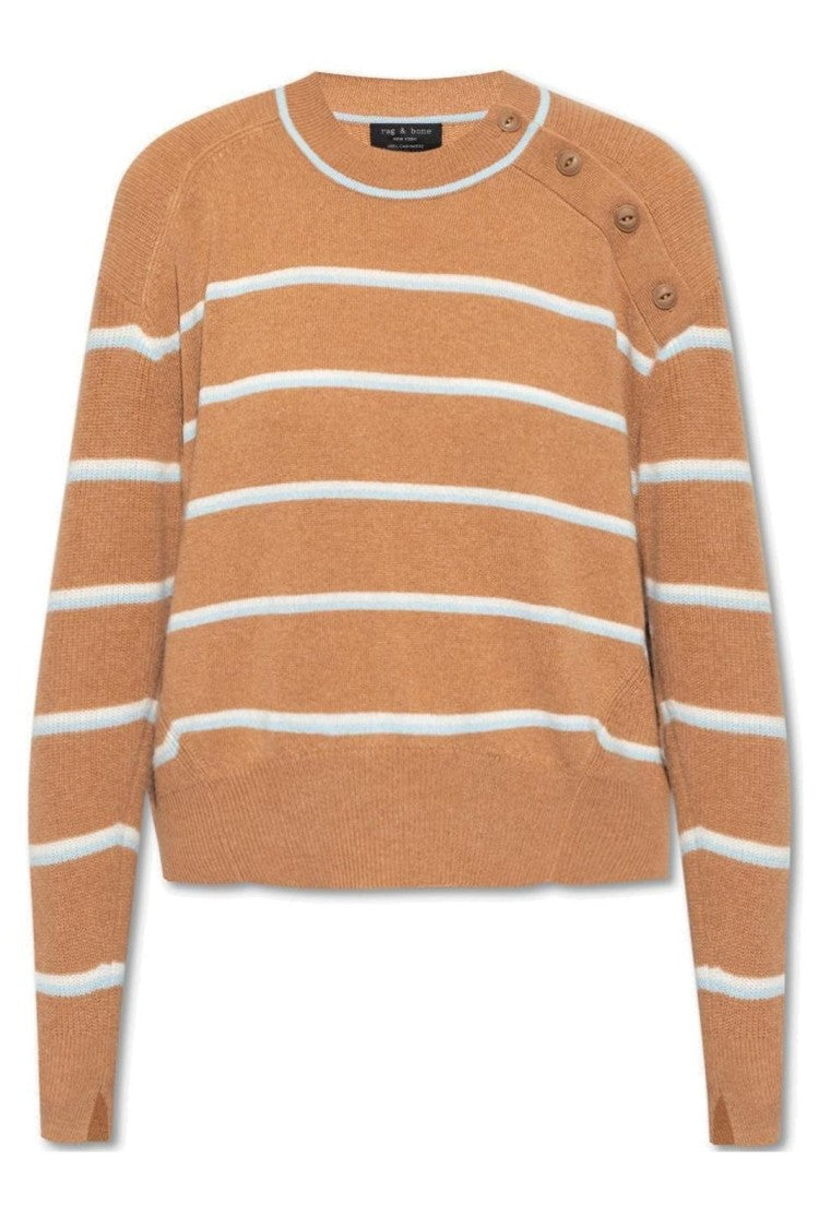 Rag & Bone Pierce Cashmere Stripe Sweater