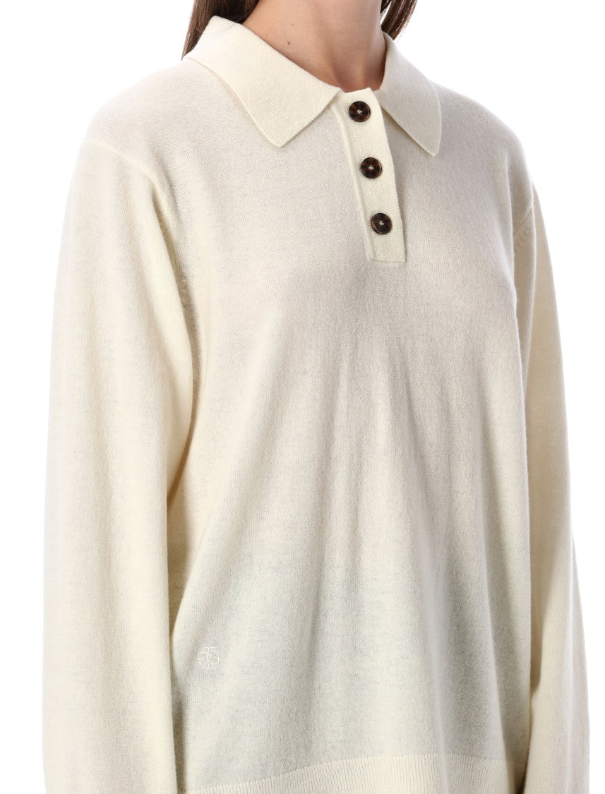 The Garment Como Polo Sweater Crafted From Fine Wool