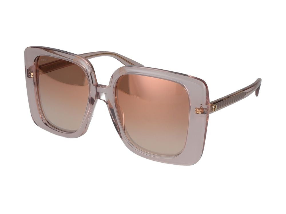 Gucci Oversized Square Frame Sunglasses With Gradient Lenses