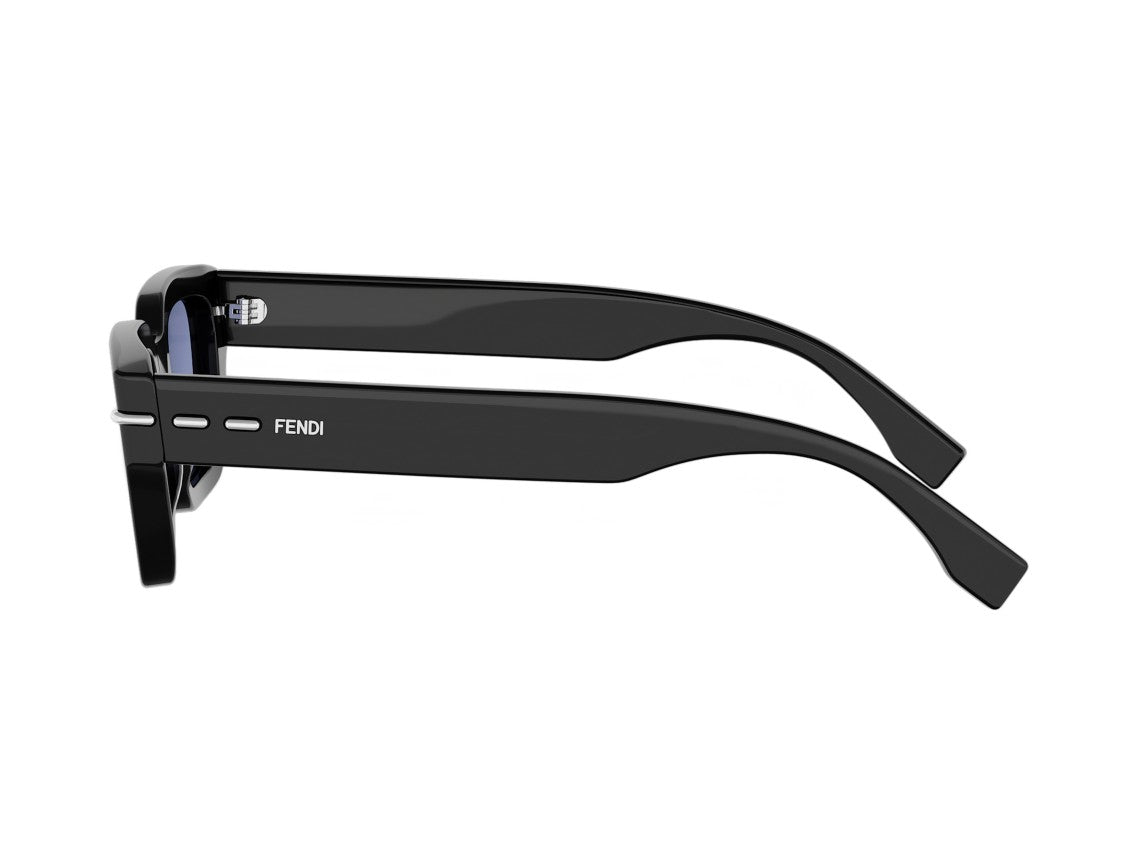 Fendi Glossy Fe40191i Oversized Square Acetate Sunglasses
