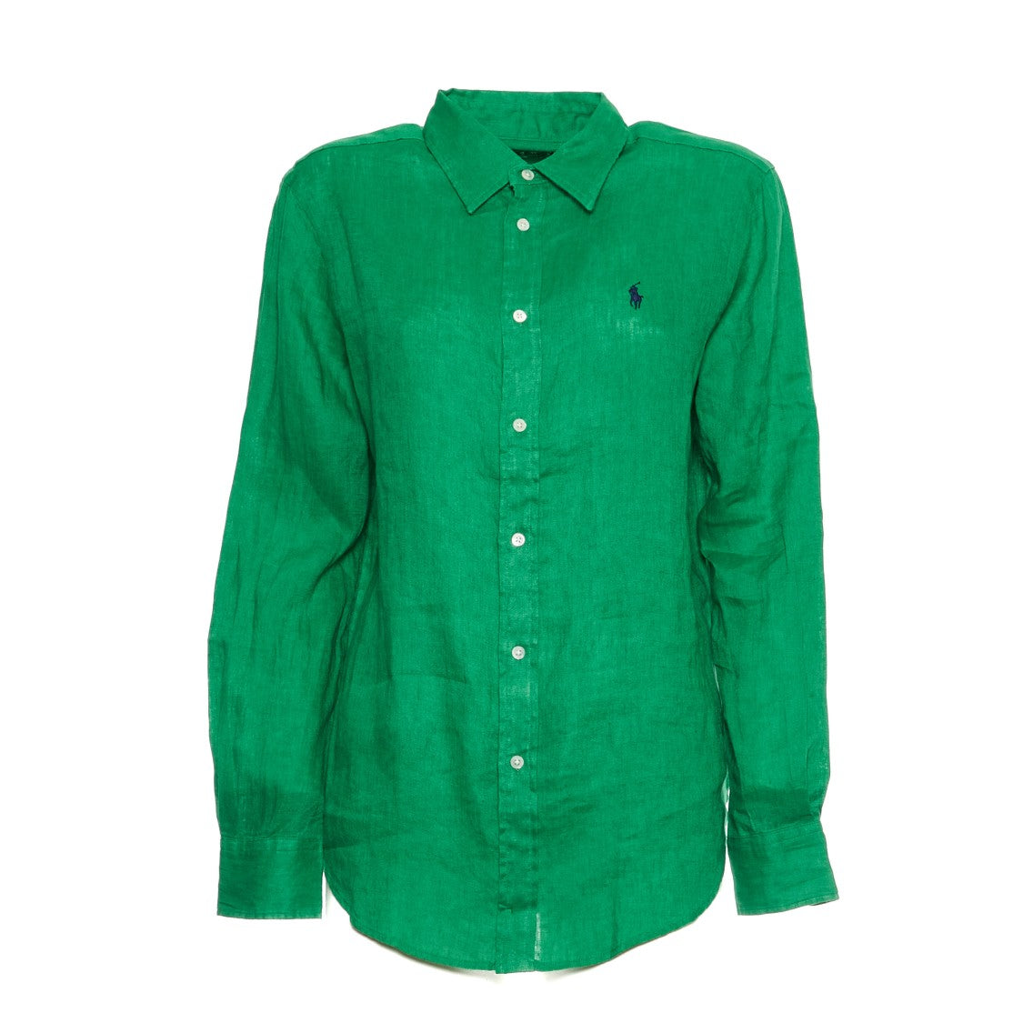 Polo Ralph Lauren Classic-Fit Linen Shirt With Embroidered Detail