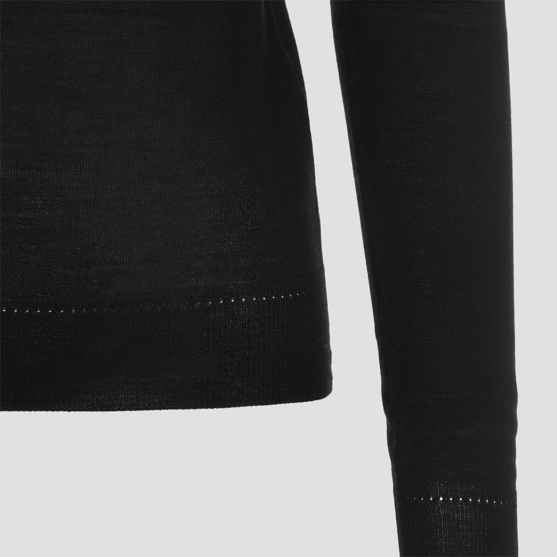 Saint Laurent Classic Black Wool Sweater