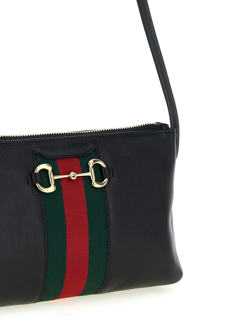 Gucci ' Horsebit Web' Shoulder Bag