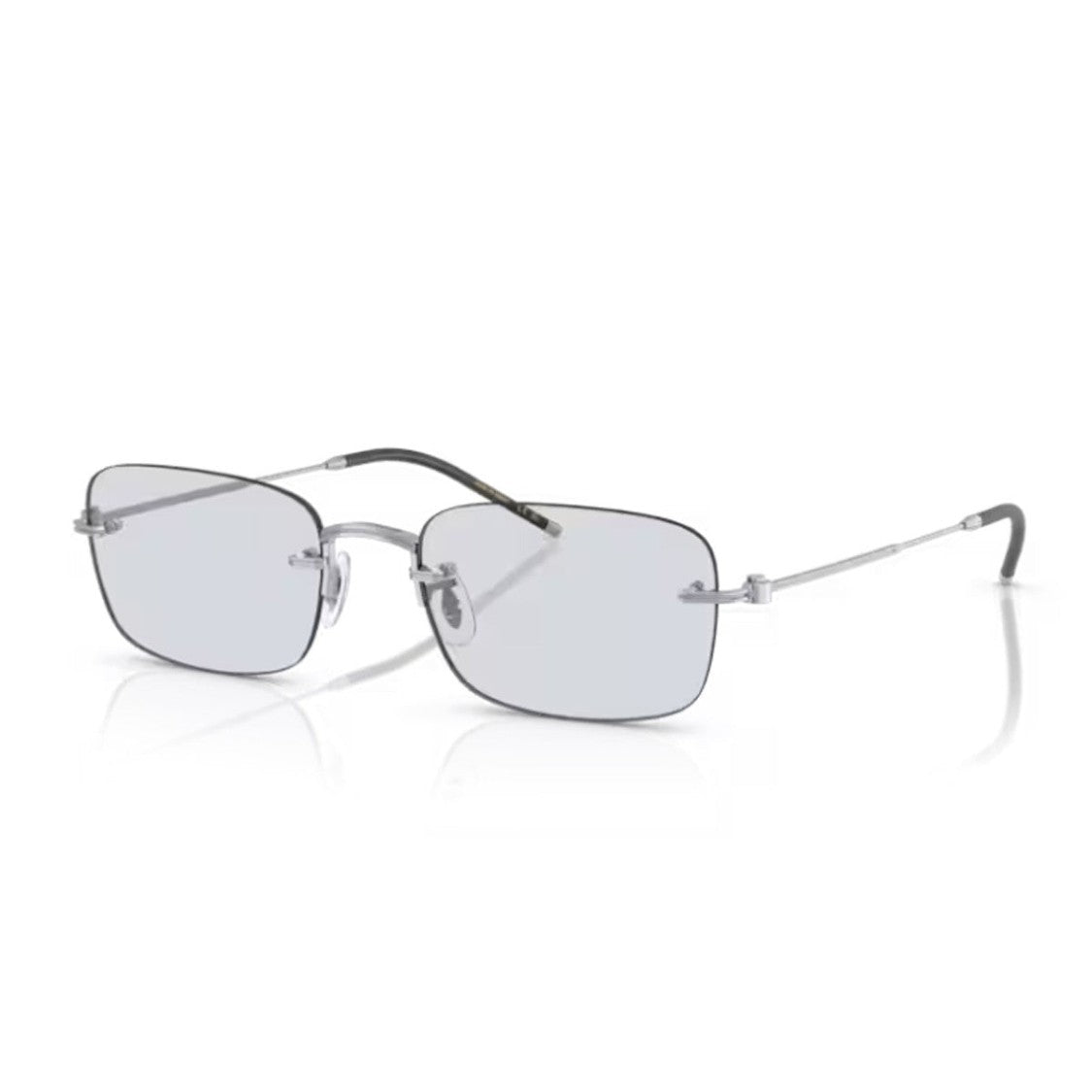Oliver Peoples Orange Ov1359t Tk-10 Titanium Rectangular Eyeglasses