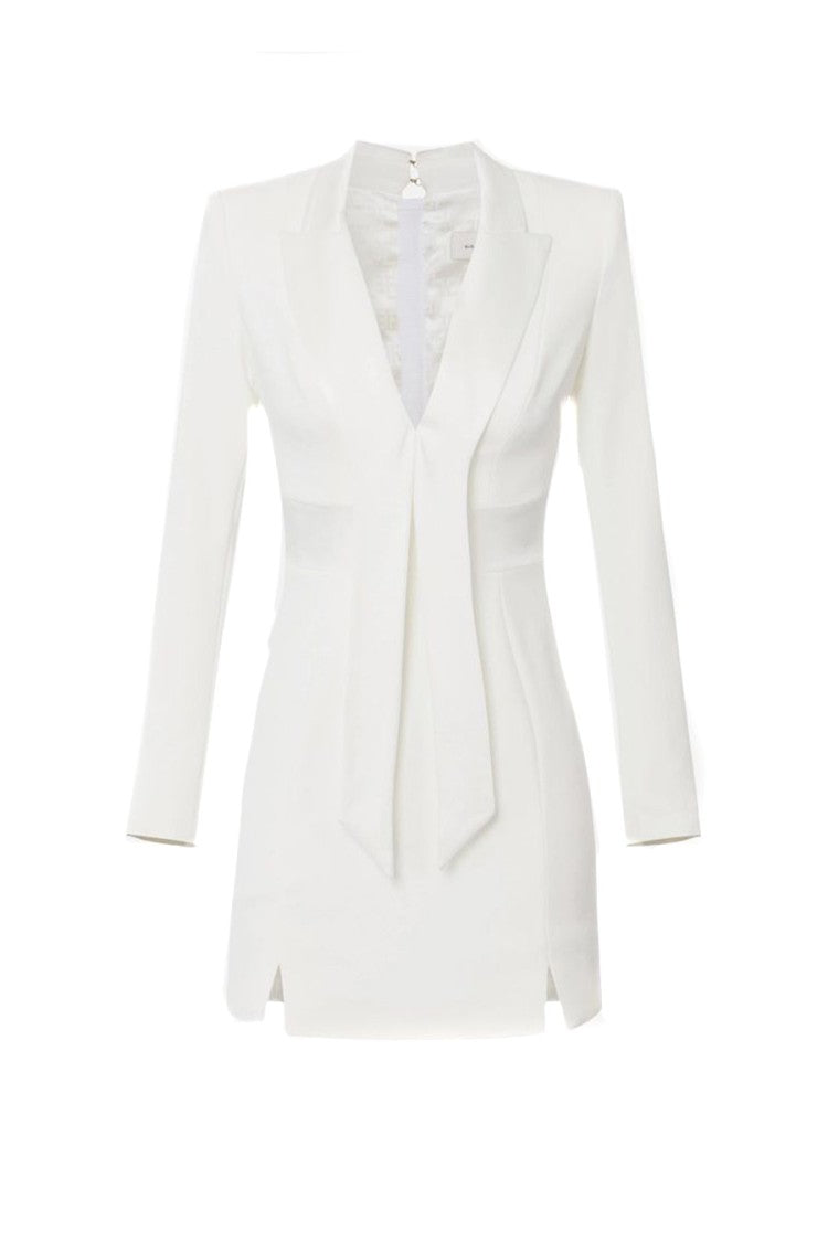 Elisabetta Franchi Mini Dress With Tailored Silhouette