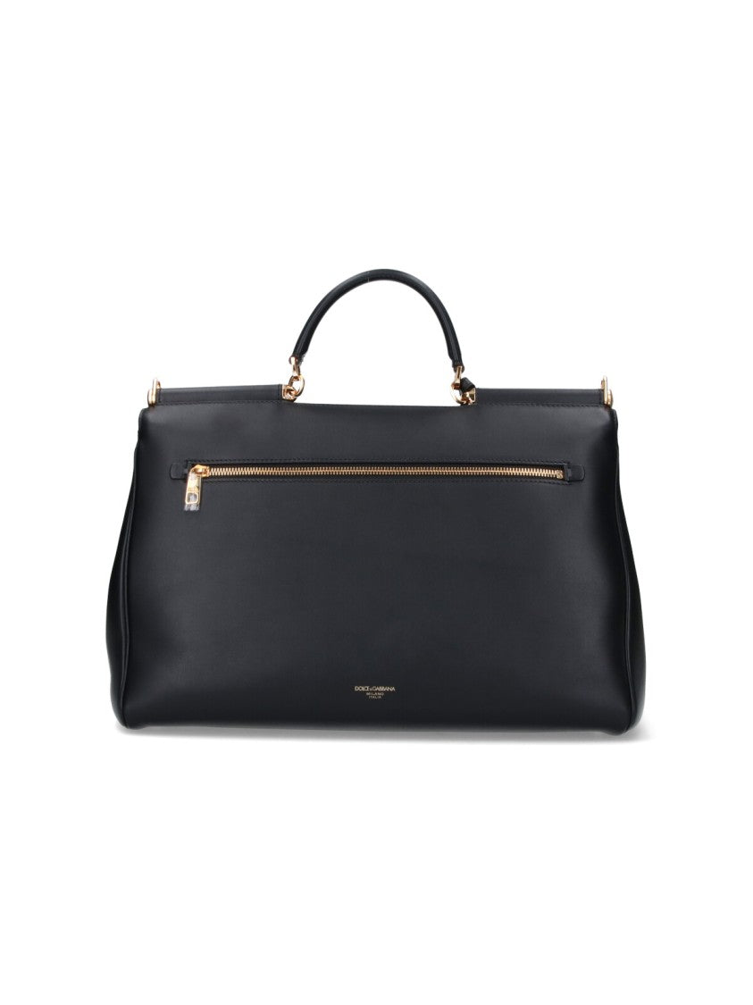 Dolce & Gabbana 'My Sicily' Large Handbag – Black