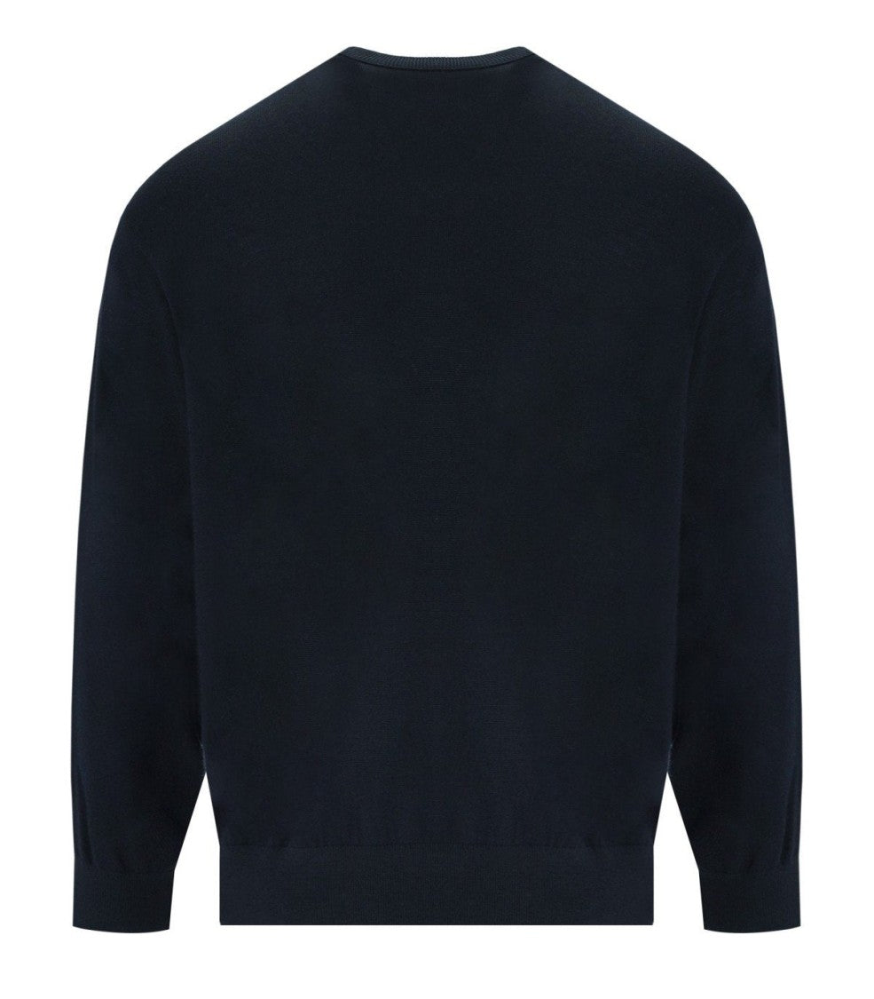 Emporio Armani Degradé Blue Crewneck Sweater