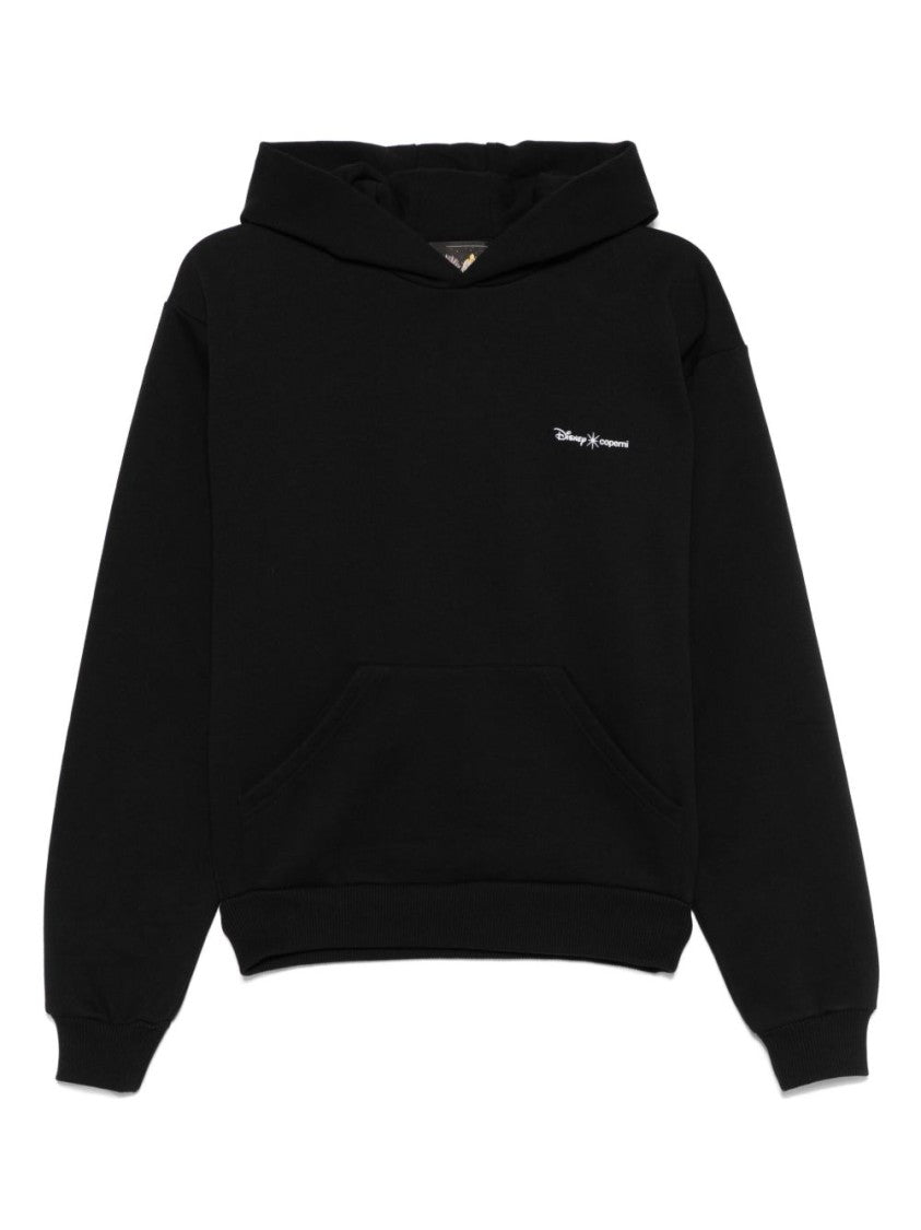 Coperni Black Pouch Pocket Ribbed Logo Sweatshirt