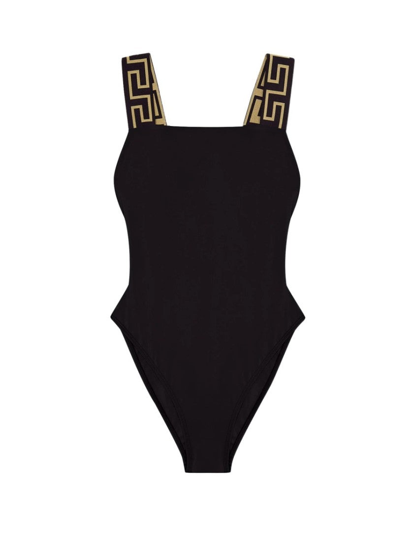 Versace One Piece Swimsuit With Greek Border