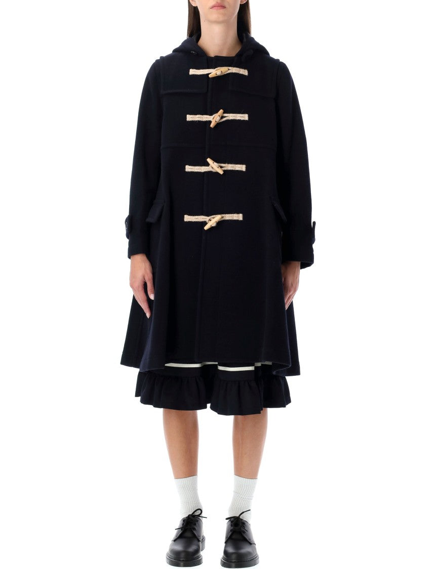 Comme Des Garçons Girl Wool Duffle Hooded Coat