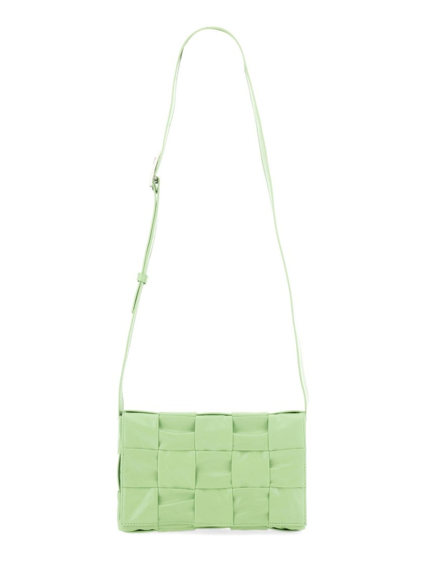 Bottega Veneta Compact Rectangular Shoulder Bag With Adjustable Strap
