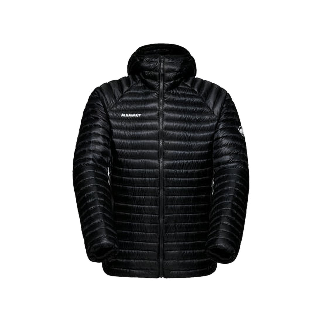 Mammut Quilted Black Down Jacket With High Collar