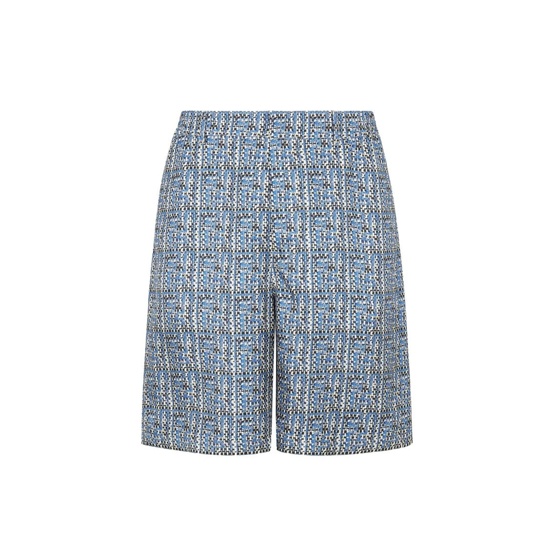 Fendi Printed Silk Shorts