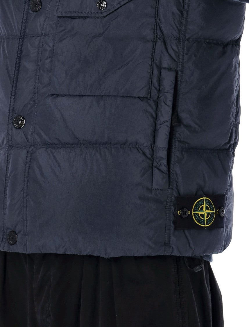 Stone Island Crynkle Reps Nylon Down Vest