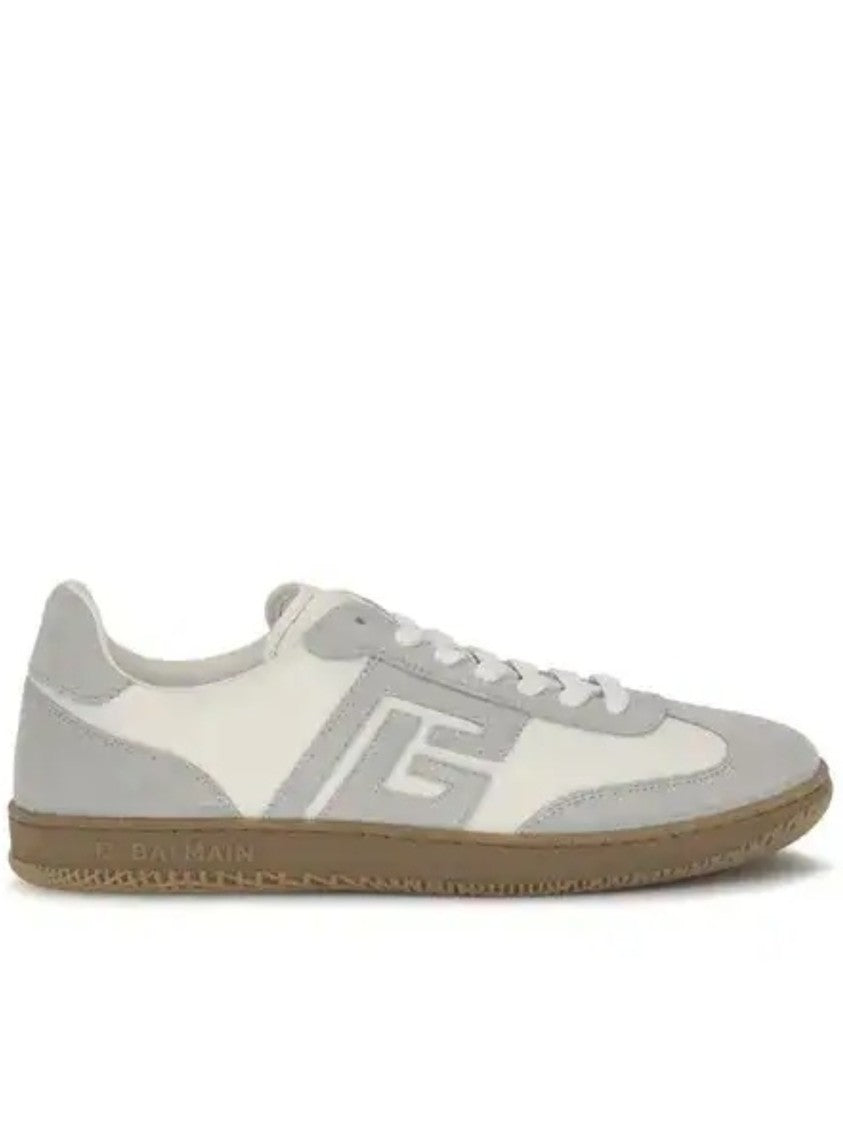 Balmain Low-Top Lace-Up Sneaker With Sleek Silhouette