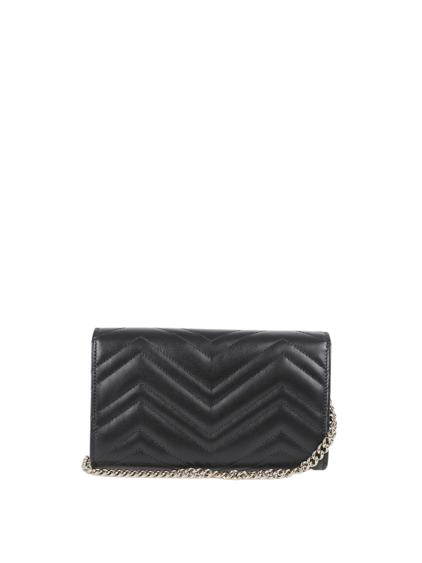 Gucci Chevron-Pattern Calf Leather Wallet
