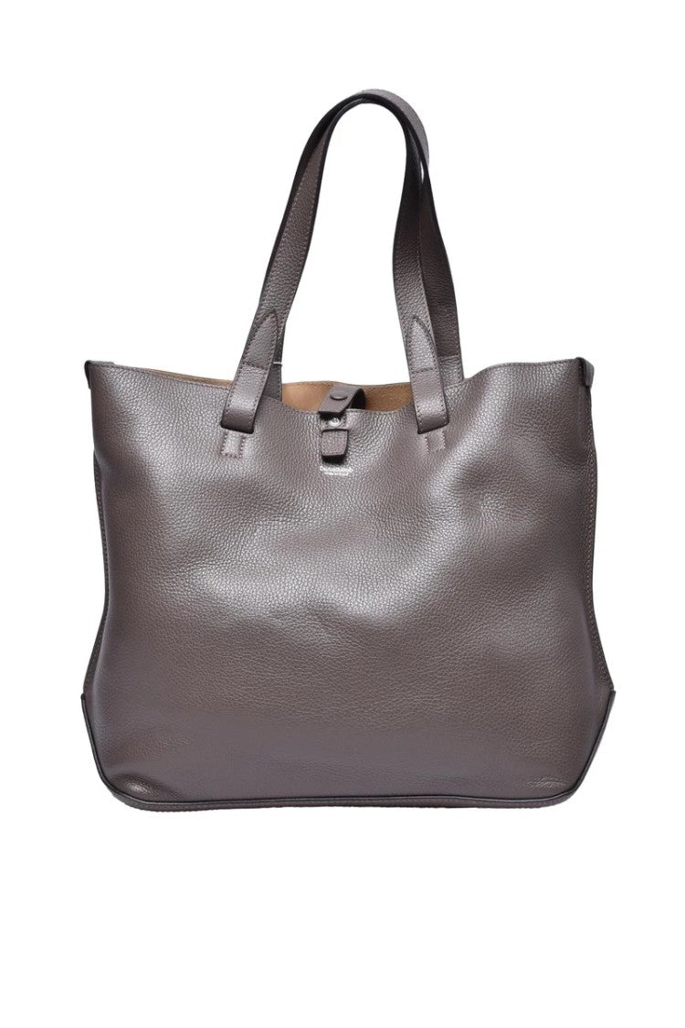 Danilel&Bob Leather Shopper Bag - Military Green