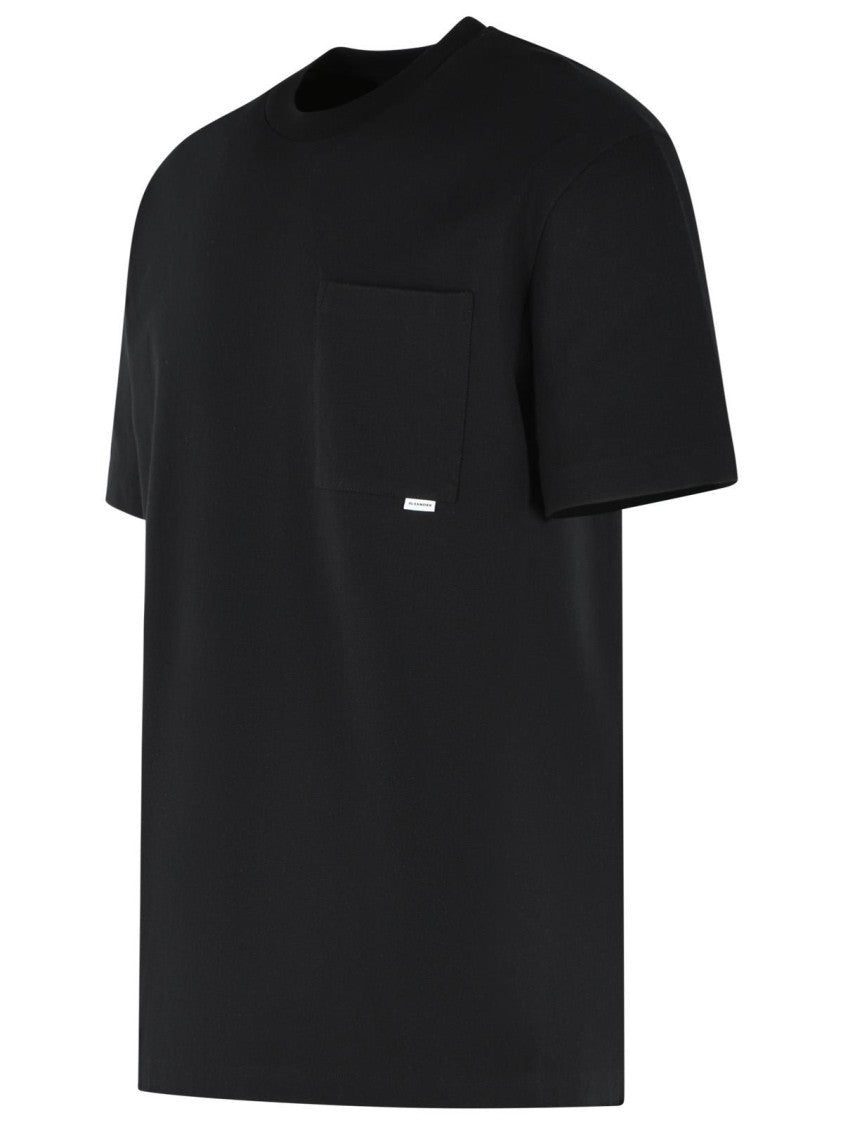 Jil Sander Black Cotton T-Shirt