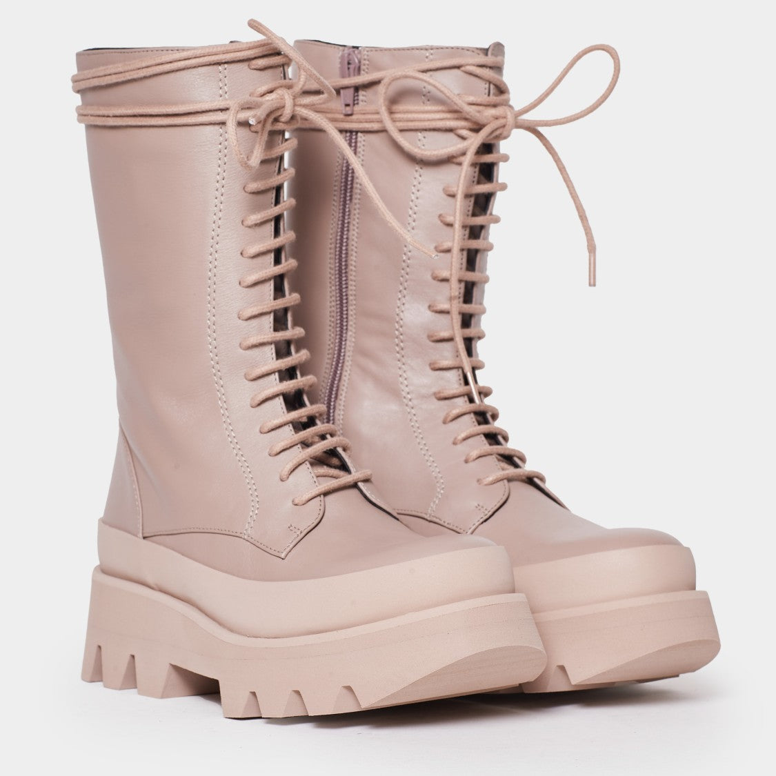 Paloma Barceló Tied Ankle Boots With Oversized Eva Sole