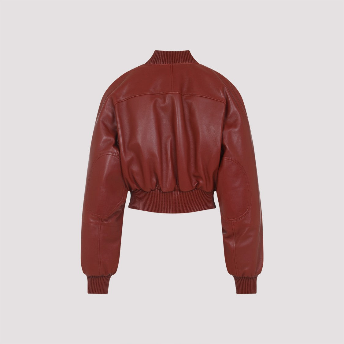 Phoebe Philo Cropped Brown Lamb Leather Jacket