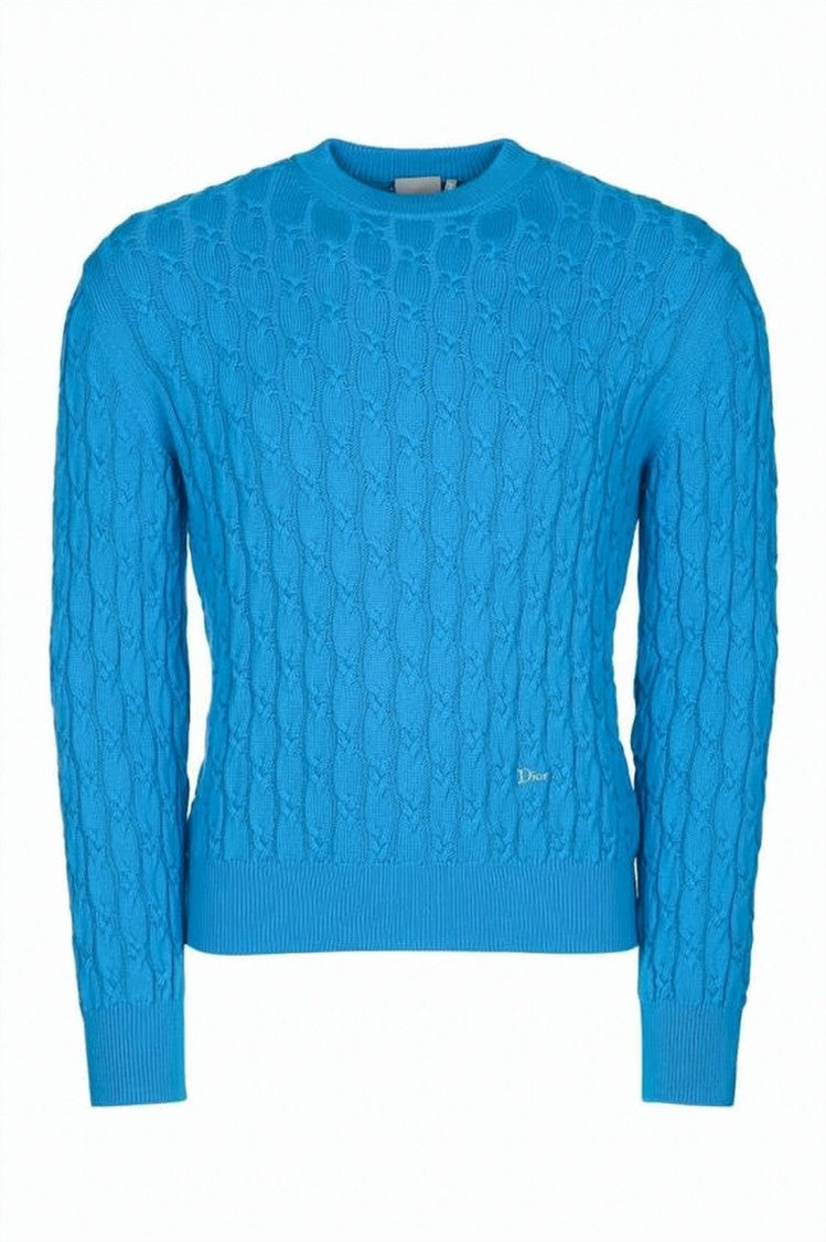 Dior Knitted Sweater With Horizontal Stripes