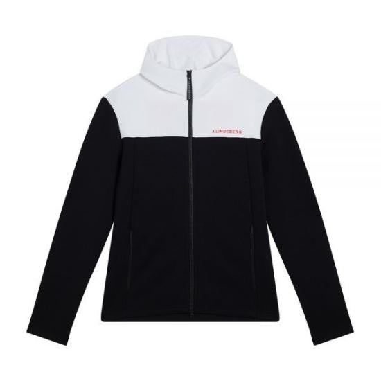 J Lindeberg High Collar Full-Zip Jacket With Contrast Detailing