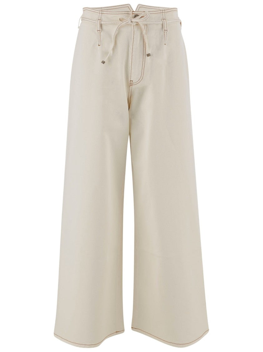 Etro Stretch Cotton Denim Jeans With Belt