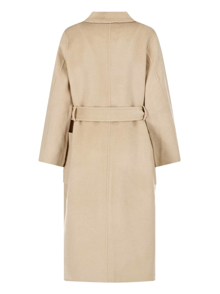 Ivy & Oak Beige Iocelia Belted Wool Coat