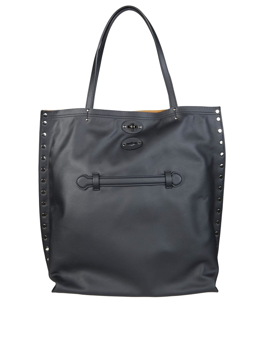 Zanellato Saeta Medium Matte Studded Tote Bag