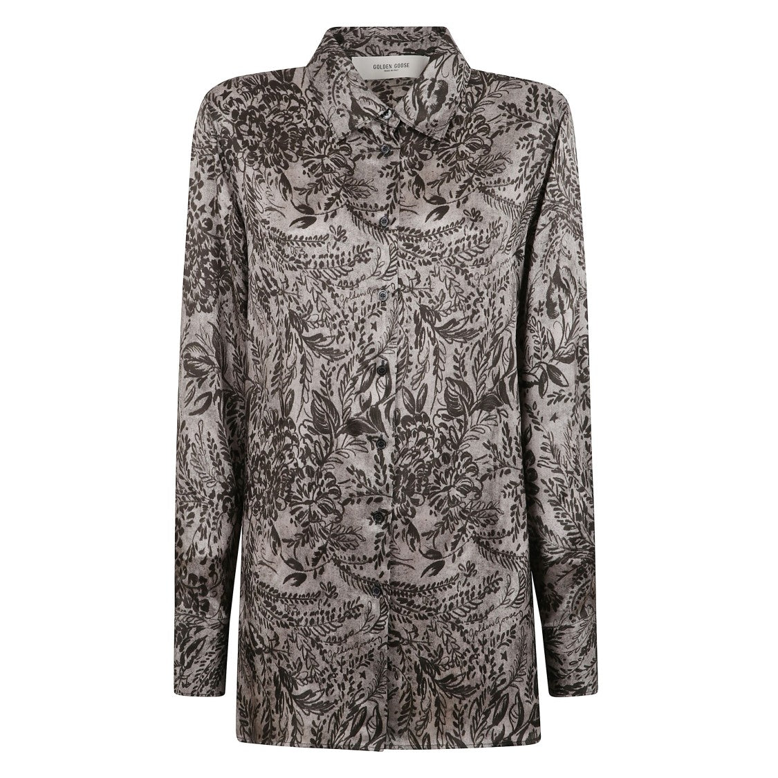 Golden Goose Botanical Print Viscose Shirt