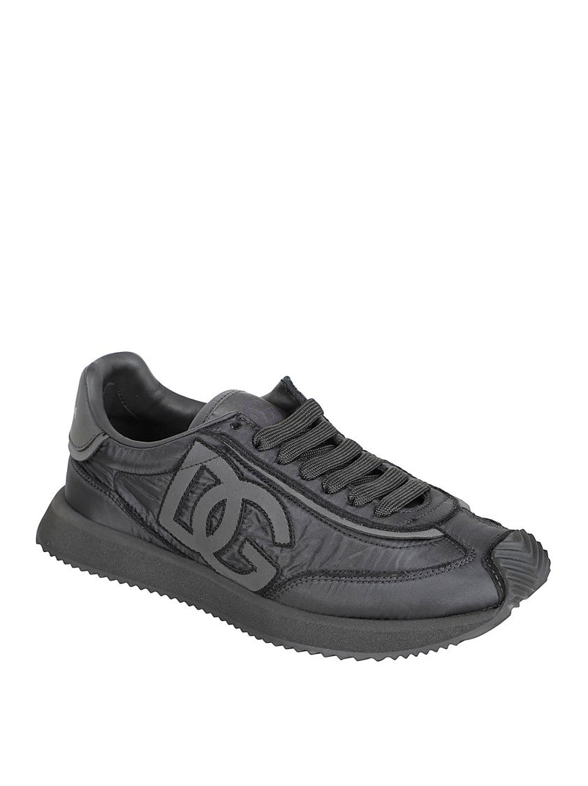 Dolce & Gabbana Oversized Logo Sneakers With Padded Collar