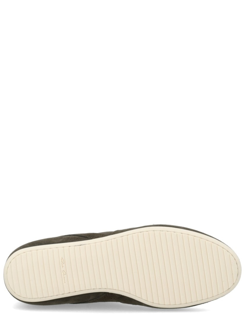 Rick Owens Minimal Sneaks Monochromatic Calf Sneakers