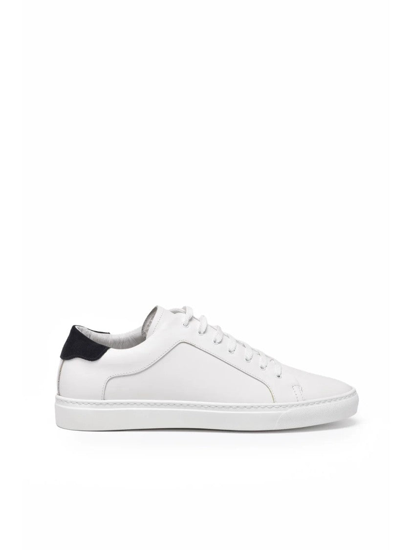 Dondup White Leather Sneaker