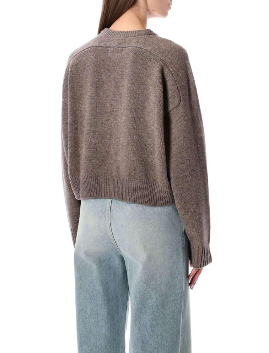Loulou Studio Bruzzi Cropped Wool And Cashmere Sweater