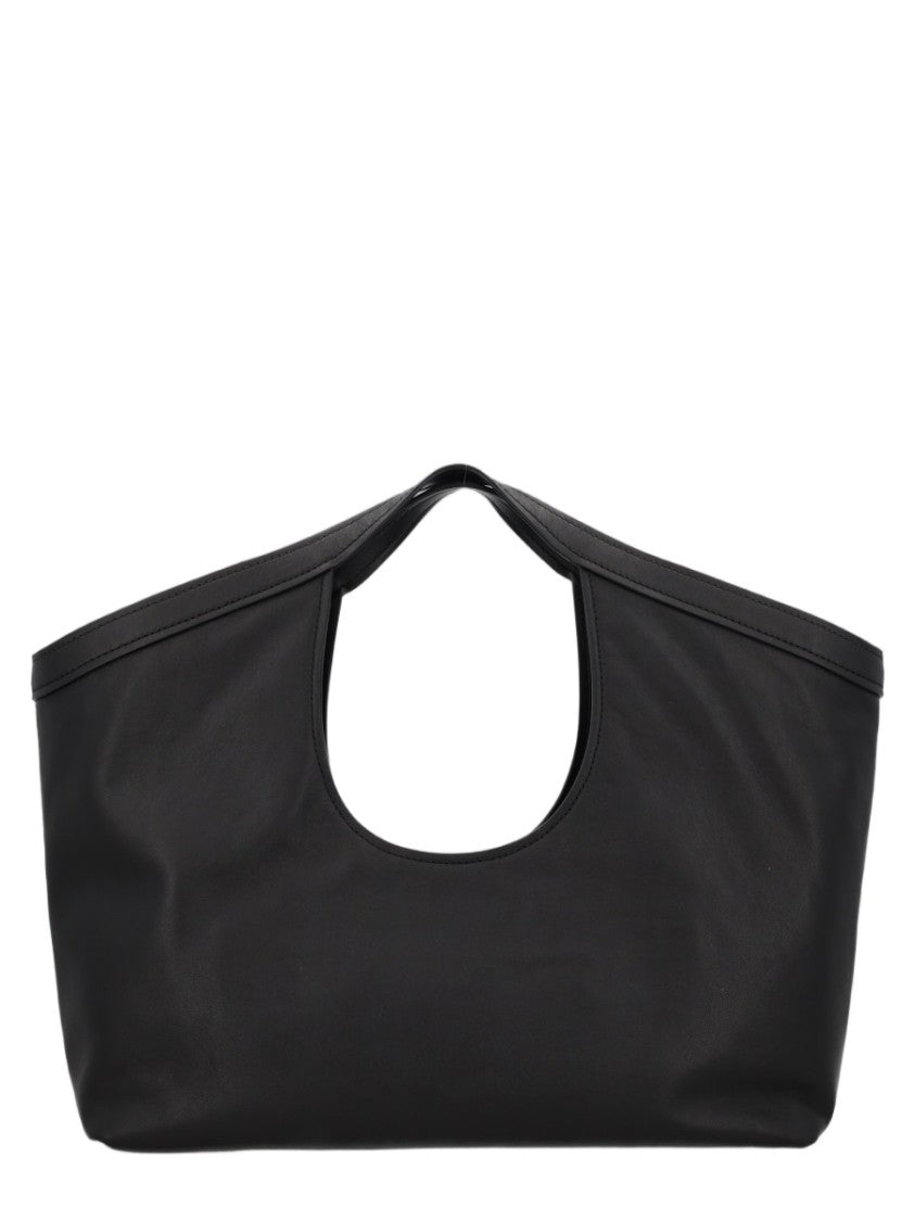 Michael Michael Kors Large Leather Tote Bag With Central Cut-Out Handle