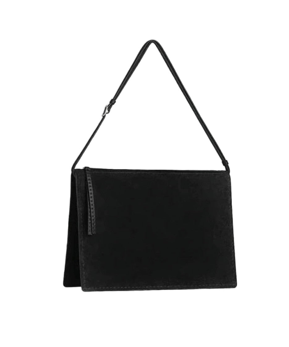 Phoebe Philo Rectangular Cowhide Leather Clutch With Lambskin Lining